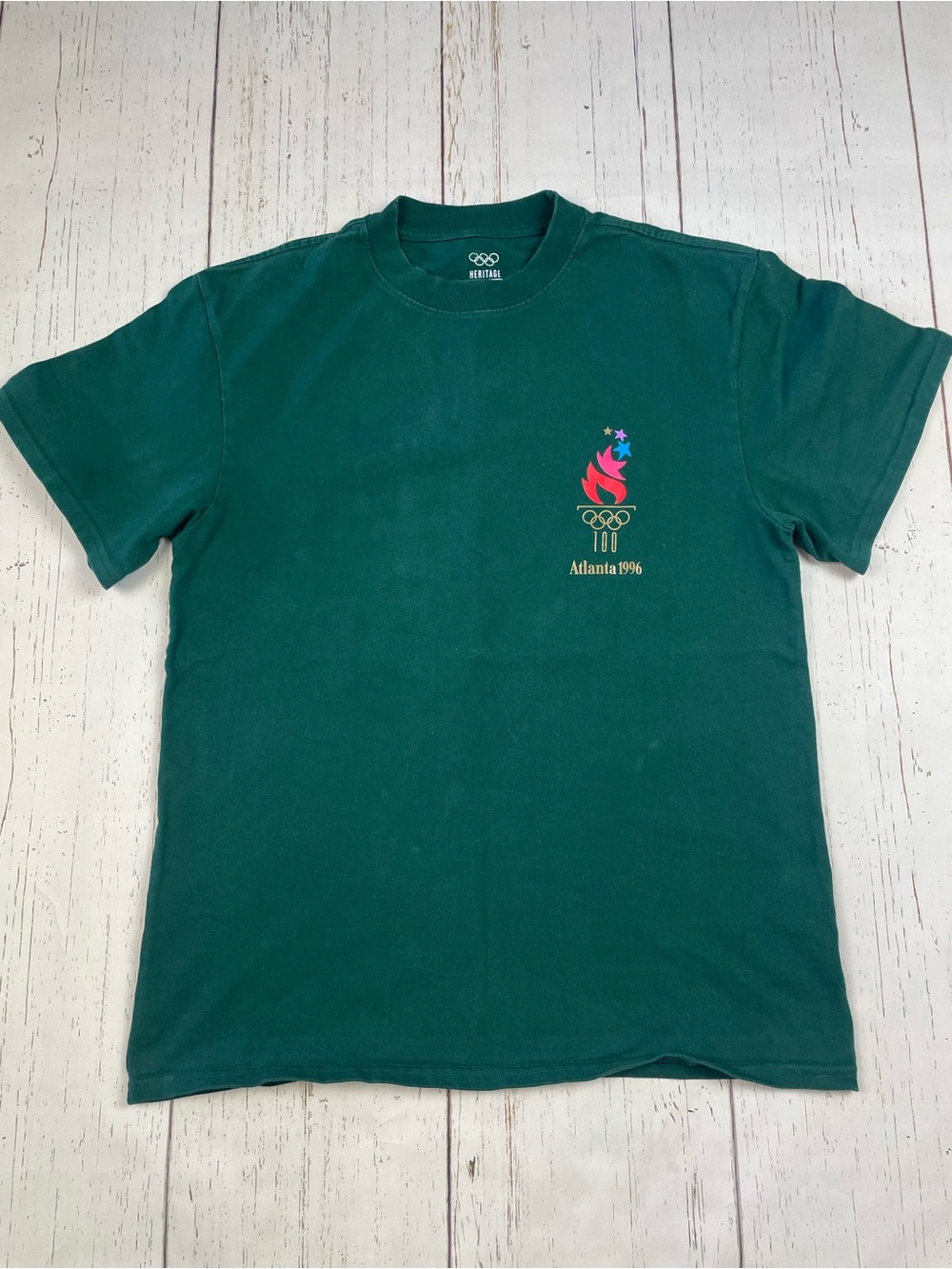 1996 Summer Olympics Atlanta T-Shirt *100th Year Anniversary of Athens in 1896